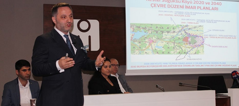 İMO Bursa şubesi sanayi planına itirazını açıkladı
