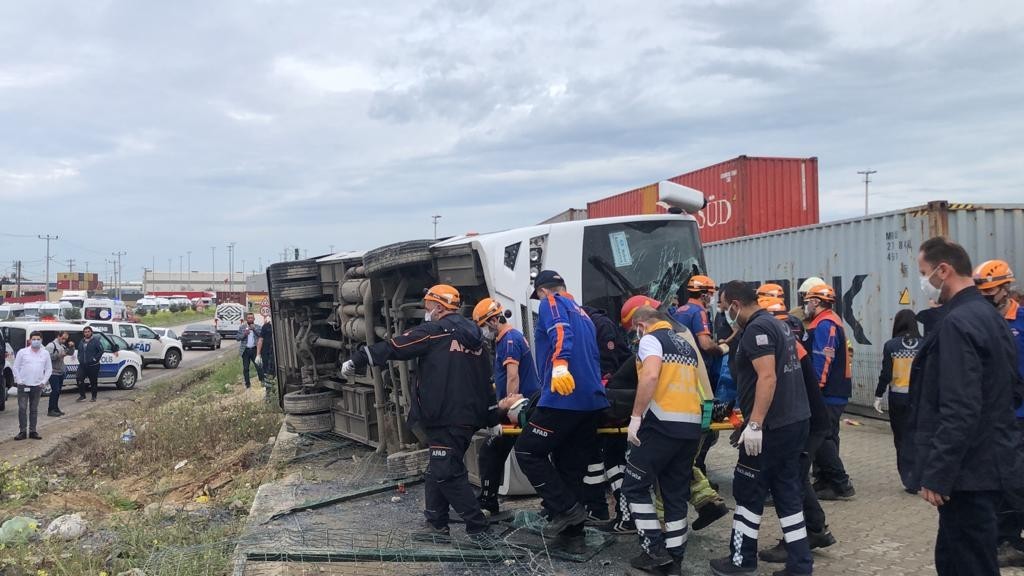 20 İşçinin Yaralandığı Kazada, Ölen Kadının Kimliği Belli Oldu