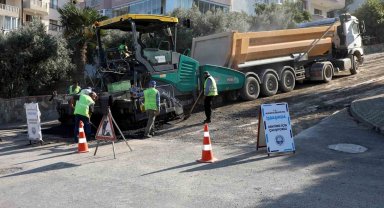 Mudanya'da yollar yenileniyor