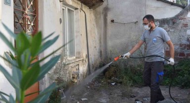 Yıldırım'da ilaçlama çalışmaları devam ediyor