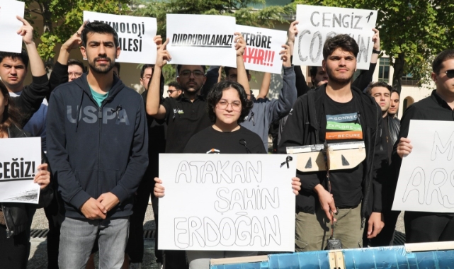 BTÜ öğrencilerinden TUSAŞ'a yapılan terör saldırısına tepki