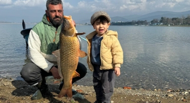 İznik Gölü'nde tarihi balık rekoru