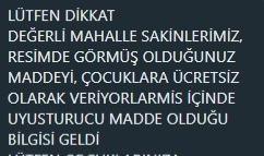 Sosyal medya gruplarında 'uyuşturucu' yalanı