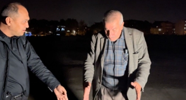 Açık bırakılan rögara düştü, yanındaki arkadaşı dakikalar sonra fark etti