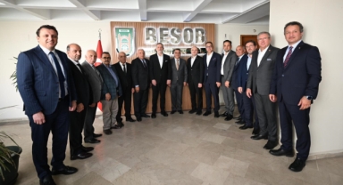 BTSO başkanı Burkay'dan BESOB'a tarihi ziyaret