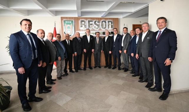 BTSO başkanı Burkay'dan BESOB'a tarihi ziyaret