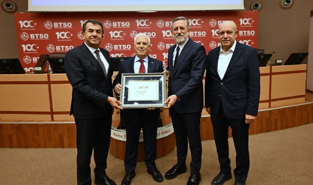 Bursa Büyükşehir Belediye Başkanı Mustafa Bozbey BTSO’nun konuğu oldu