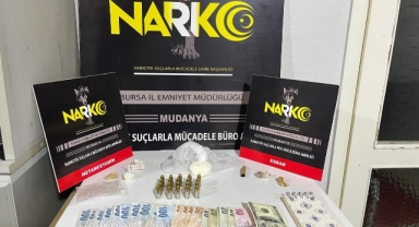 Bursa’da uyuşturucu operasyonu: 2 gözaltı