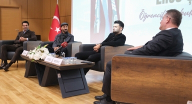 Bursaspor Başkanı Enes Çelik, Mudanya Üniversitesinde öğrencilerle buluştu