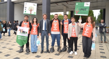 BUÜ’de ağaçlandırma çalışmaları devam ediyor