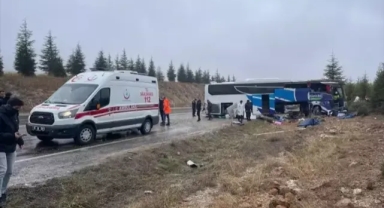 Eskişehir’de otobüs kazası: 1 ölü, 1’i ağır 42 yaralı