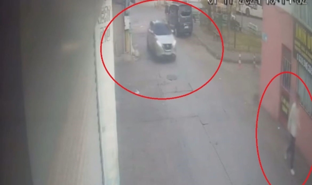 Husumetlisini araçla ezdi: O anlar kameraya yansıdı