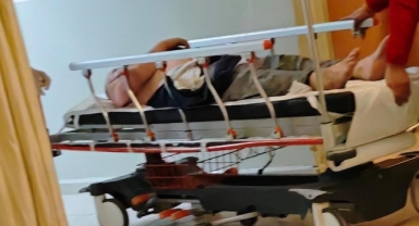 İnşaatta elektrik akımına kapılan işçi ağır yaralandı