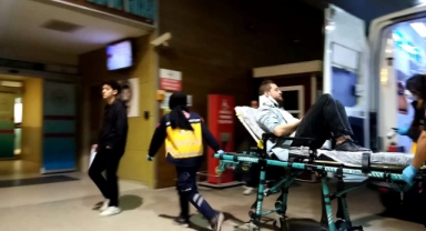 Kontrolden çıkan araç takla attı: 1 yaralı