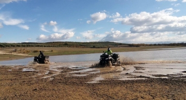 Mudanya'da atv tutkunlarının off road heyecanı