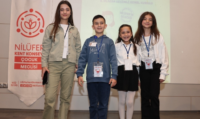 Nilüferli çocuklar demokrasi şöleni yaşadı