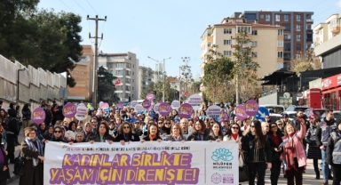 Nilüferli kadınlardan şiddete karşı tek ses