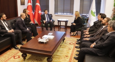 TEKSİDER’DEN BAŞKAN AYDIN’A ZİYARET