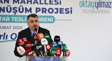 Yıldırım'ın bir yanında temel atma diğer yanında anahtar teslimi