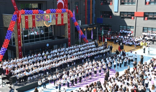 Öğrenciler 23 Nisan'ı coşkuyla kutladı