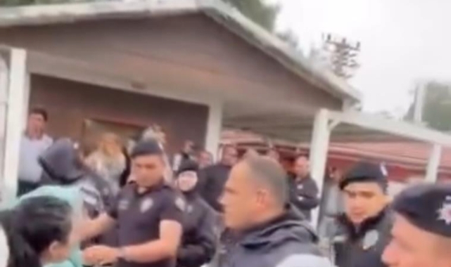 Hayvan barınağında gergin anlar