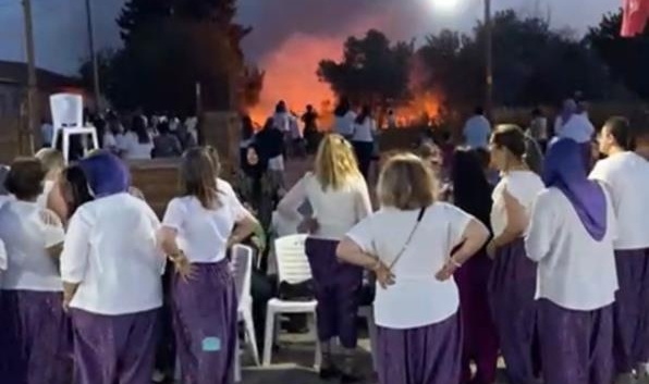 Şalvar gecesi zehir oldu...Havai fişekler köyü yakıyordu