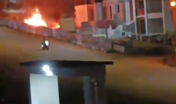 Bekçi inşaatta ateş yaktı mahalle ayağa kalktı