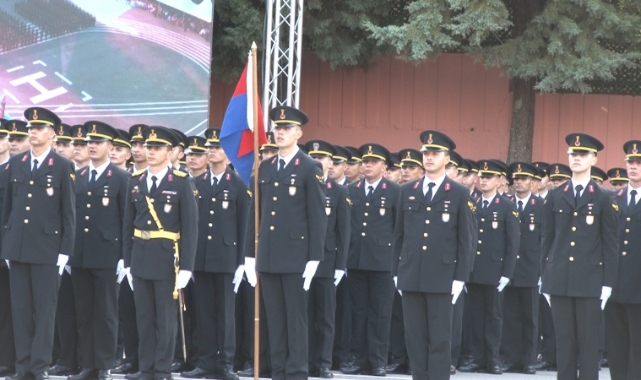 Bursa Işıklar Jandarma Astsubay MYO'da 781 astsubay mezun oldu