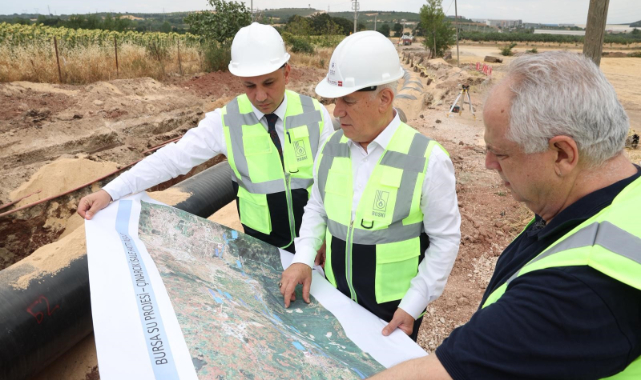 Çınarcık Barajı'nın suyu 1 Eylül'de Bursa'yla buluşuyor