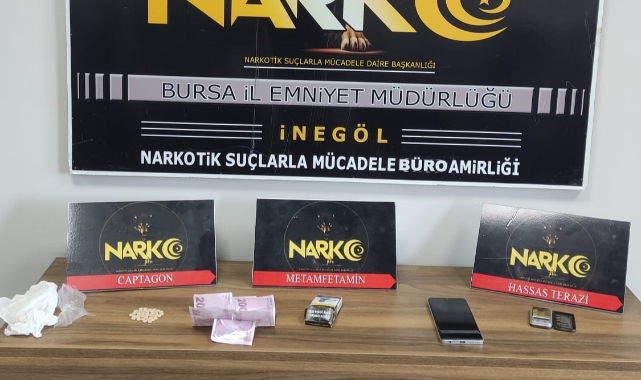 İnegöl'de narkotik operasyonu