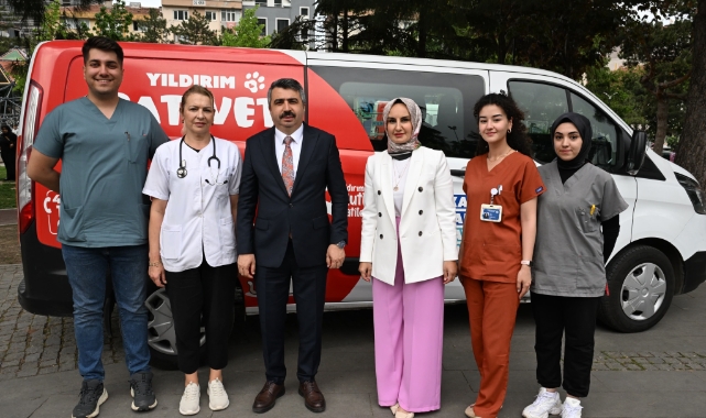 Yıldırım'da patili canlara mobil hizmet