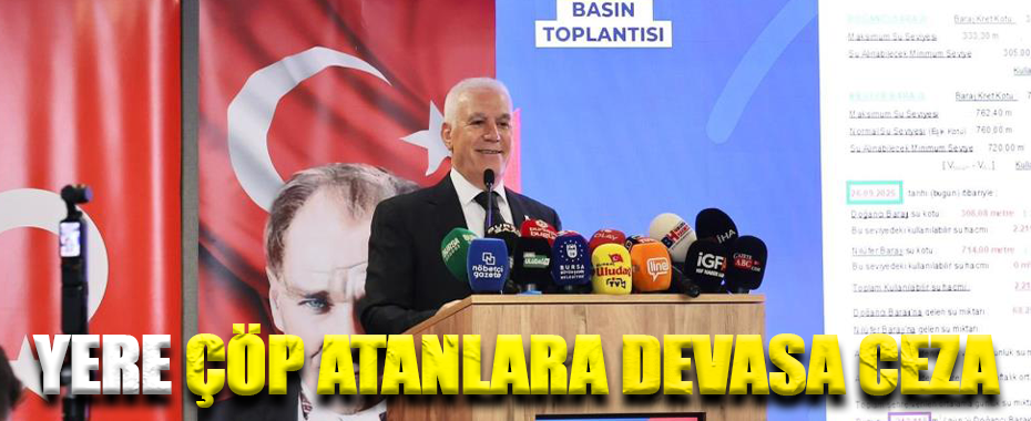 Bursa’da Yere Çöp Atanlara Ceza Geliyor