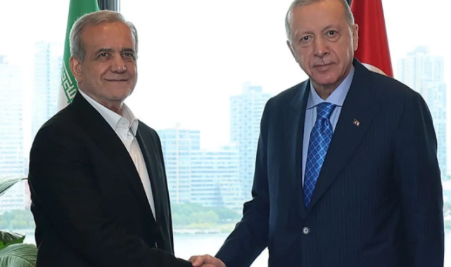 Cumhurbaşkanı Erdoğan, İran Cumhurbaşkanı Pezeşkiyan ile Görüştü