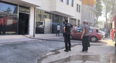 İnegöl’de korkutan yangın