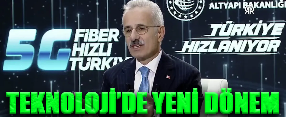 Bakan Uraloğlu 5G Hız Testini Canlı Yayında Yaptı: Türkiye 4,5G'ye Göre 10 Kat Hıza Ulaştı