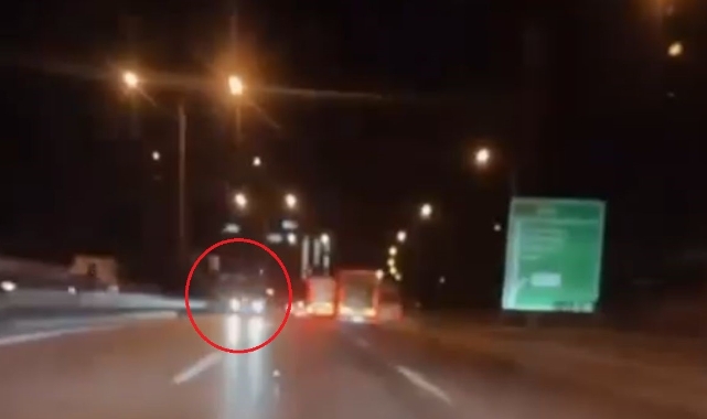 Bursa otobanda ters yöne giren lüks cip ağır kazaya sebep oldu