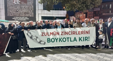 Bursa Şehreküstü Meydanı’ndan Dünyaya Seslendiler: Gazze Yalnız Değil