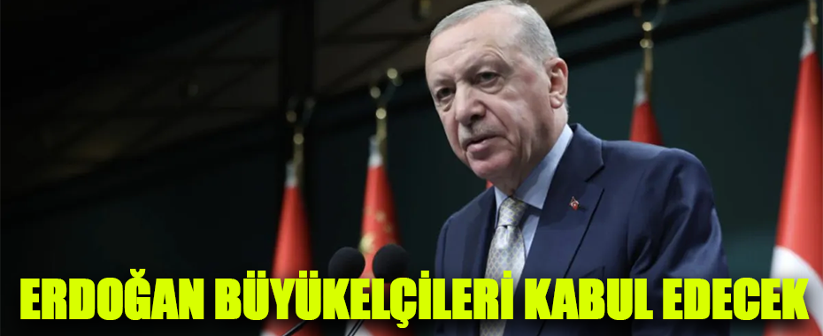 Cumhurbaşkanı Erdoğan, Dört Ülkenin Büyükelçilerini Kabul Edecek
