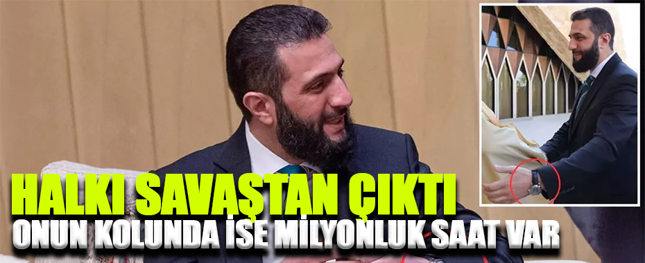 Suriye Lideri Ahmed Şara'nın 2.3 Milyon TL'lik Saati Gündem Oldu
