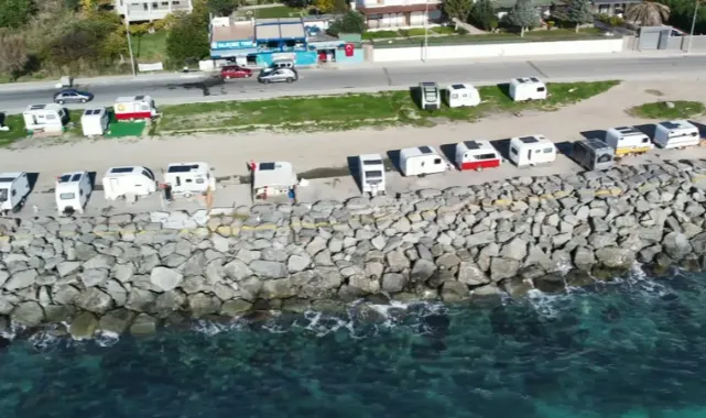 Beylikdüzü Sahilinde Karavan İşgali Vatandaşı İsyan Ettirdi