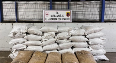 Bursa'da Kaçak Sigara ve Tütün Operasyonu