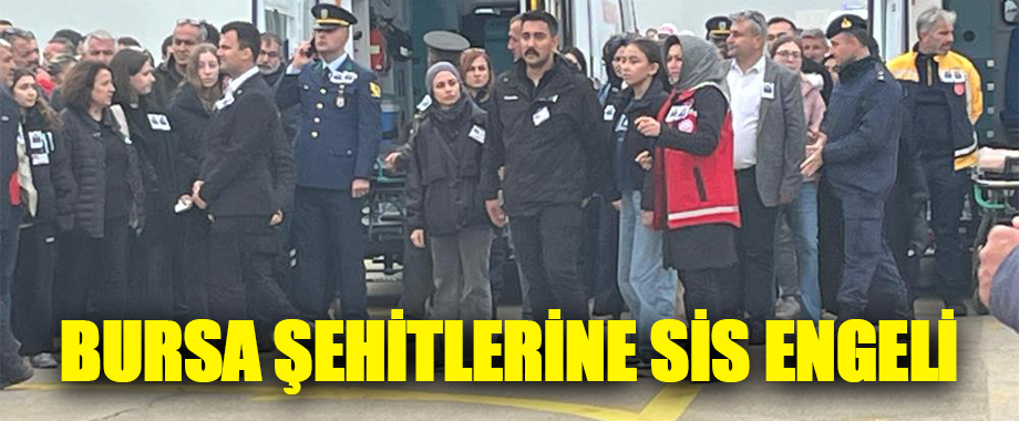 Bursalı Şehitler Binbaşı Serdar Uslu ve Astsubay Ramazan Yağız Son Yolculuğuna Uğurlanacak