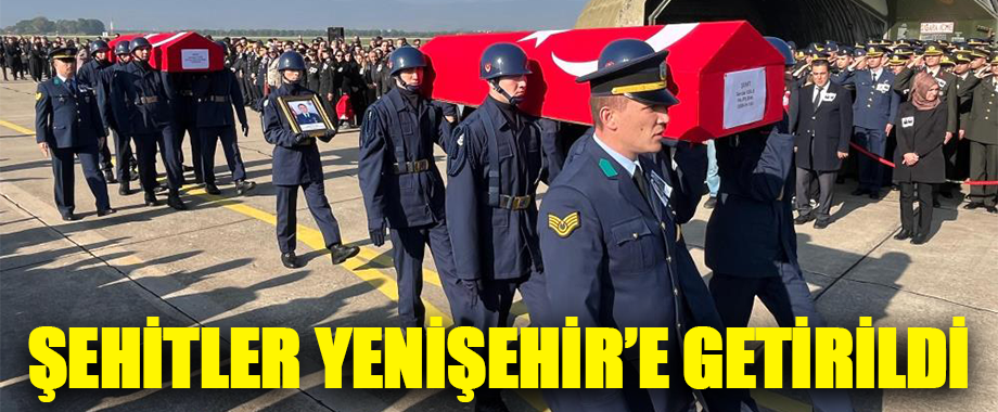 Bursalı Şehitler Serdar Uslu ve Ramazan Yağız Yenişehir'de Karşılandı