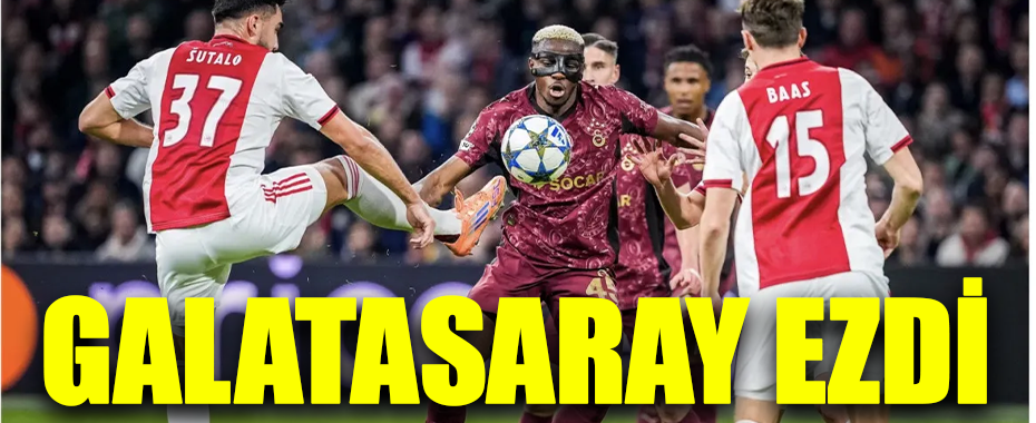 Galatasaray Ajax'ı 3-0 mağlup etti: Hollanda basını'ndan sert manşetler