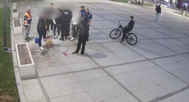 İnegöl Belediyesi çevre kirliliğine izin vermedi: Çekirdek yiyip yere atanlara ceza