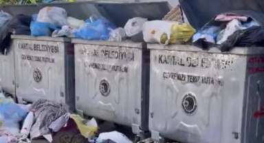 Kartal'da Çöp Dağları Sokakları Kapladı