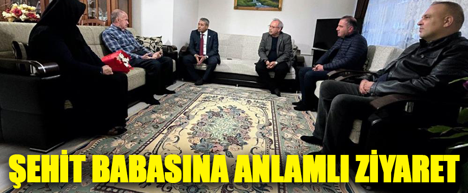 Selahattin Gürses’ten Şehit Babasına Öğretmenler Günü Ziyareti