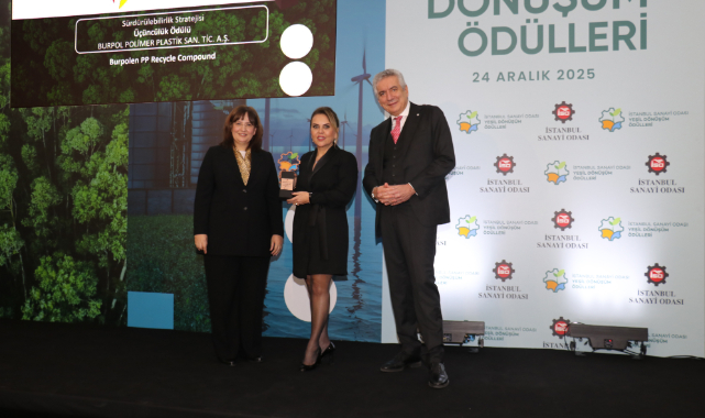 Burpol Polimer Plastik, İSO Yeşil Dönüşüm Ödülleri’nde 3.’lük Ödülünü Aldı