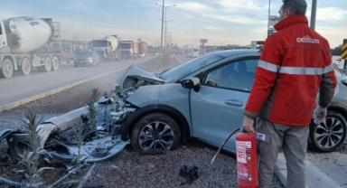 Bursa Çanakkale Yolunda Kaza