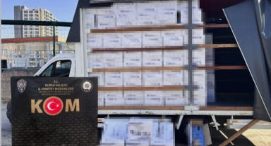 Bursa’da 3 Milyon 410 Bin Kaçak Makaron Ele Geçirildi